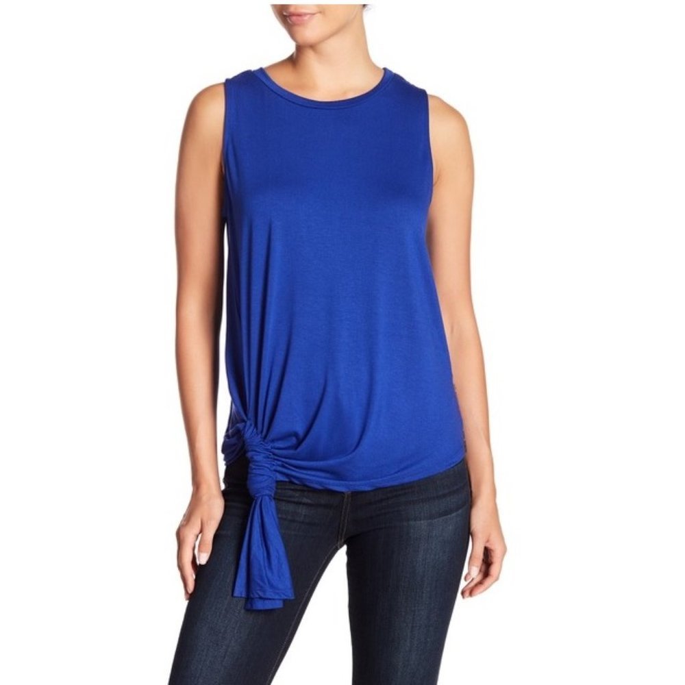 🎁 EMELIA Cinched Side Tank Top